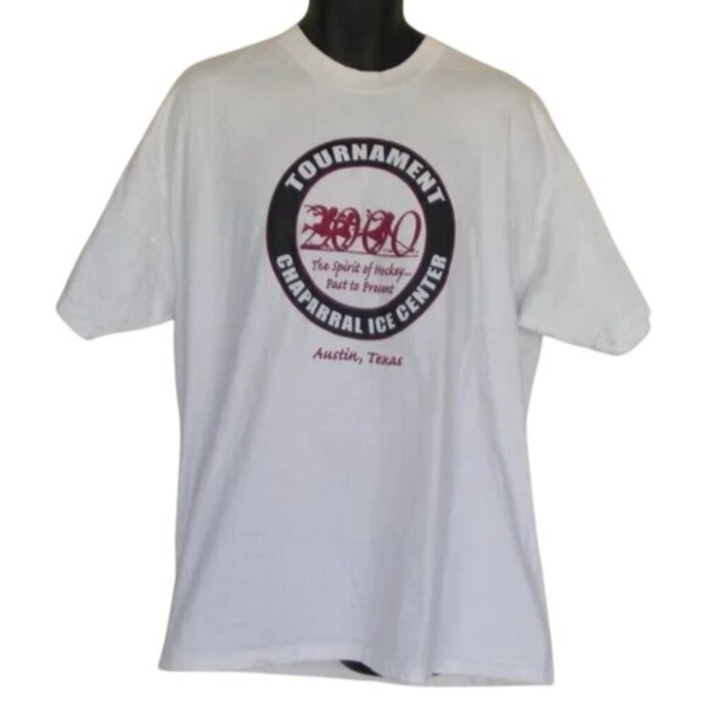 Hockey Tournament Tshirt, XL, Austin Texas, 2000